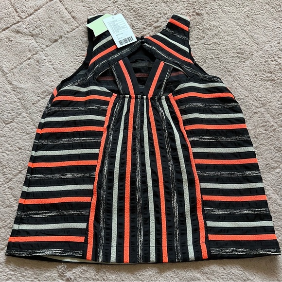 NEW HD In Paris By Anthropologie Stripe Blouse Women’s Size 0 - Picture 4 of 6